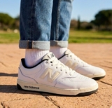 New Balance 80 blancas para hombre – zapatillas casual cómodas