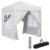 Outsunny Carpa Plegable 2×2 m con 4 paredes – gazebo portátil para jardín, camping y eventos