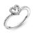Anillo Wishbone Pandora para Mujer en Plata 925 con Circonitas