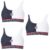 Pack 3 sujetadores deportivos FILA – Blanco y Negro