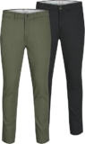 Pack de 2 Pantalones Chinos Slim Fit JACK & JONES