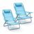 Pack 2 sillas de playa reclinables – plegables, ligeras y cómodas