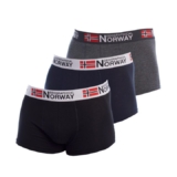 Pack 3 Bóxers Geographical Norway GN1000 para Hombre | Algodón suave y cómodo