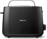 Philips Daily Collection HD2581/90 – Tostadora 2 ranuras con 8 niveles y calientabollos