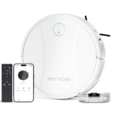 PrettyCare C2 Robot Aspirador y Fregona 5000Pa – Control App y Voz