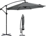 Sekey sombrilla 270 cm UV50+ – parasol resistente para terraza, jardín o playa
