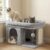 Rascador para Gatos Heybly 35 cm con Casita
