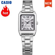 Reloj Casio LTP-V007 para Mujer (Caja Tonneau y Acero Inoxidable)