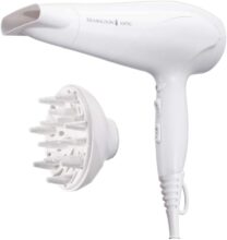 Remington Ionic Dry 2200 D3199 – Secador de Pelo Iónico 2200W con Difusor y Concentrador