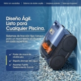 Robot Limpiapiscinas Inalámbrico Seauto SAT 20 Pro