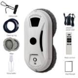 Robot limpiacristales ultrafino con control remoto – Doble succión 5600Pa y protección anti-caídas
