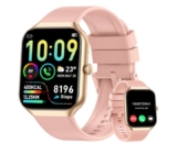 Reloj Inteligente Mujer 1.96” con Llamadas Bluetooth | Smartwatch IP68 Oro Rosa