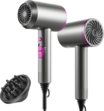 Secador de Pelo Profesional Iónico 1500W BANNILU – Potente, Rápido y con Difusor para Rizos