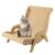 Silla Rascador Cat Sisal – Madera Maciza y Fibra Natural para Gatos y Perros Pequeños