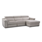 Sofá 3 plazas con chaiselongue y relax eléctrico – arcón + retirada gratis