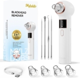 Succionador de poros facial con 5 boquillas y 3 modos Mylzdobs