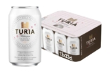 Pack de 12 Latas de Cerveza Tostada Turia Märzen (33 cl)