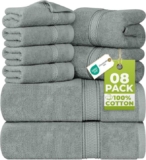 Utopia Towels Juego de Toallas Premium 8 Piezas Algodón | Suaves y Absorbentes