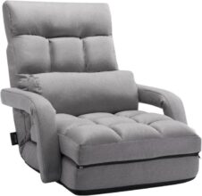 Silla de Suelo Ajustable VEVOR con Reposabrazos y 5 Posiciones