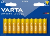 Varta Longlife Power AA LR06 – pack 10 pilas alcalinas “Made in Germany”