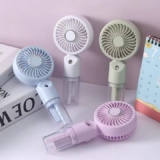 Ventilador de mano Plegable Recargable 10000 mAh con Nebulizador y Humidificador