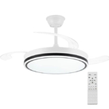 Ventilador de Techo con Luz LED 72W y Aspas Retráctiles