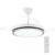 Ventilador de Techo con Luz LED 72W y Aspas Retráctiles