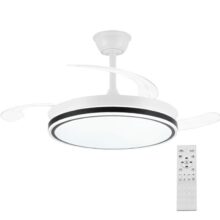 Ventilador de Techo con Luz LED 72W y Aspas Retráctiles