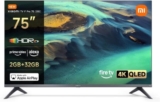 XIAOMI TV F Pro 75″ – Smart TV 4K UHD QLED con Fire TV – Alexa y Apple AirPlay