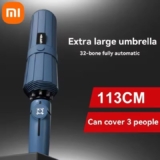 Xiaomi Mijia Paraguas Automático Reforzado con 12 Varillas – Resistente al Viento