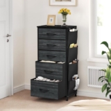YITAHOME Cajonera de Tela 5 Cajones – Almacenamiento Práctico y Estilo Moderno