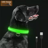 Collar LED Recargable para Perros y Gatos – 3 Modos de Luz