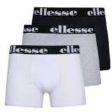 Ellesse Owen Hombre Calzoncillos Bóxer Pack de 3 – Algodón Elástico