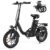 Bici eléctrica plegable isinwheel U4 🔥 500W, hasta 88 km y frenos hidráulicos