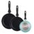 Juego de 3 Sartenes Wellhome 16/20/24 cm – Antiadherentes y resistentes al calor
