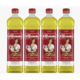 Pack 4 Botellas Aceite de Oliva Suave La Española 0,4º (1L) | Ideal para Cocinar