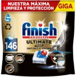 Finish Ultimate Plus Infinity Shine – 146 Pastillas Lavavajillas