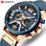 Reloj CURREN CR-8329 para hombre – Deportivo, elegante, con correa de cuero y cronógrafo